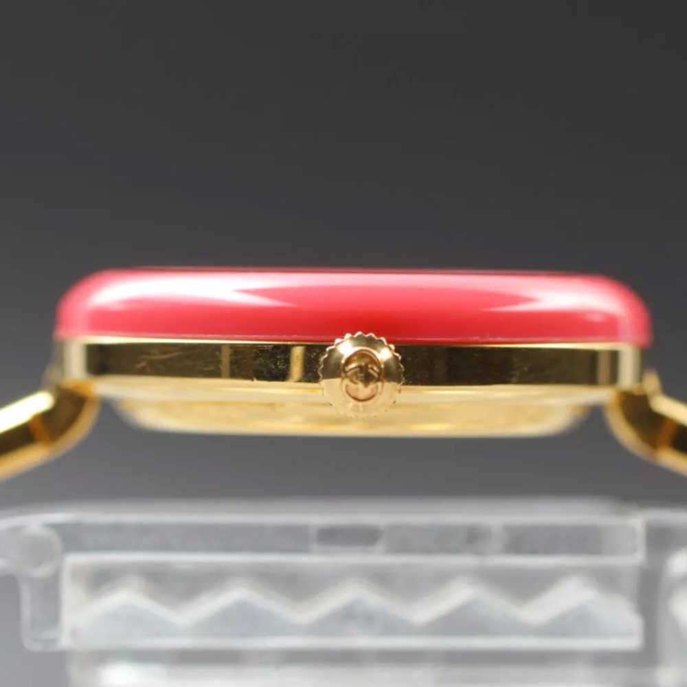 GUCCI ICONIC 14K Gold Plated LUXURY Statnent Watch - Picture 11 of 11